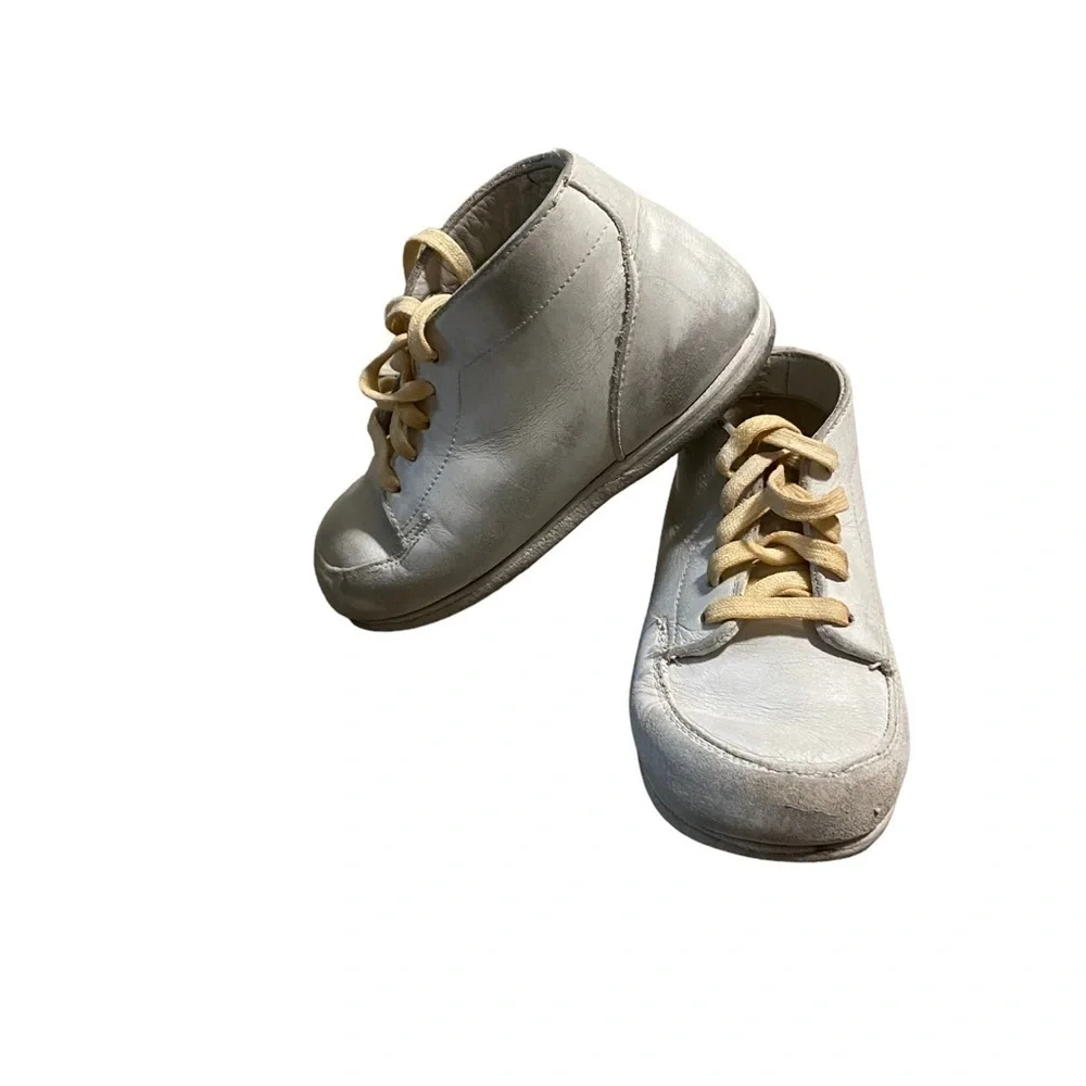 Vintage White Baby Shoes Edwards Todlins Toddlers With Box And Article